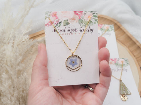Forget-me-not Flower Necklace